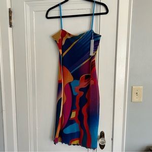 expired girl heeyajenny 2-way mesh dress vivid NWT